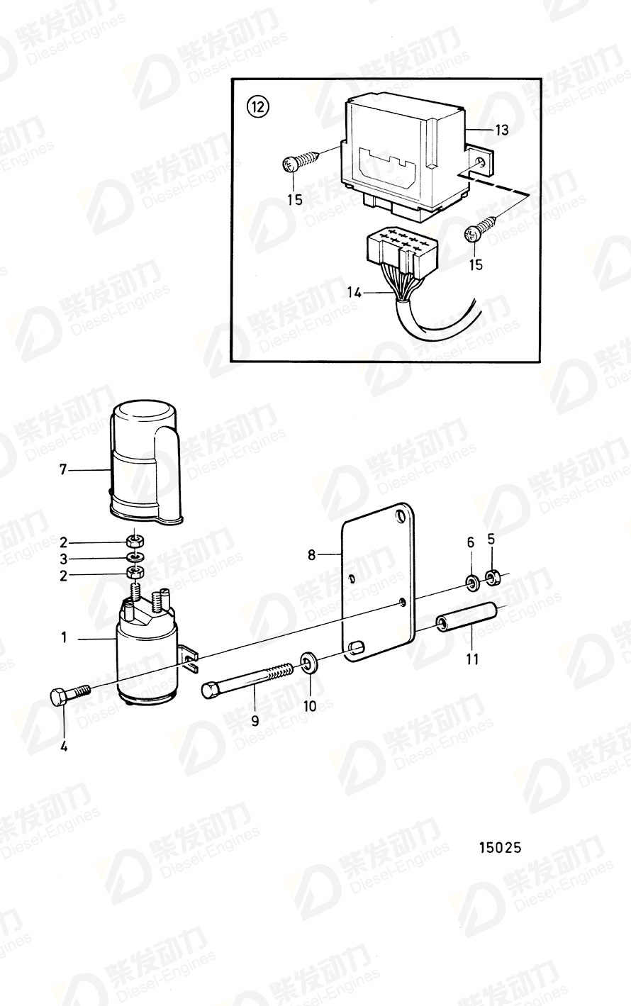 volvo penta Lock nut 946577 Drawing volvo penta Lock nut 946577 Drawing